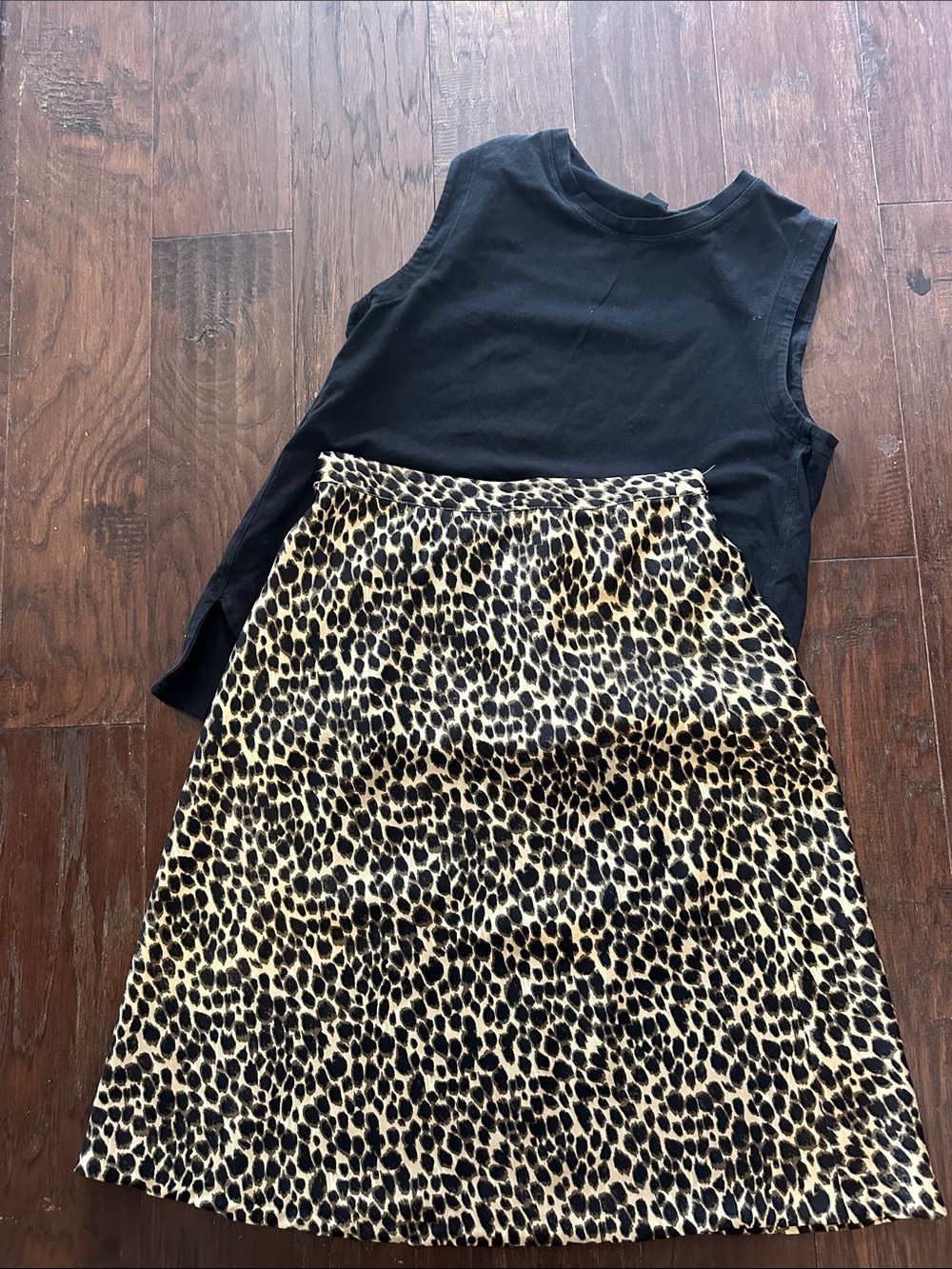 J crew Leopard slip Skirt